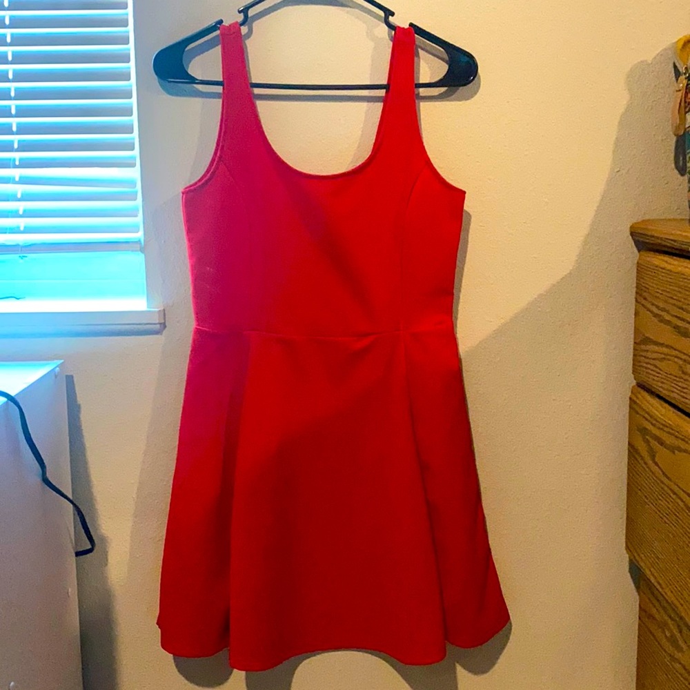 Cute red dress